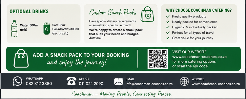 Coachman Coaches - Catering 2